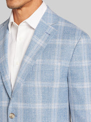 Modern Fit Plaid Sport Coat