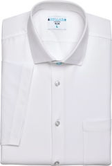 Slim Fit Moisture-Wicking Short Sleeve Dress Shirt