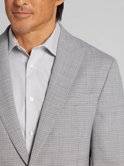 CHILLFLEX Modern Fit Plaid Premium Wool Blend Sport Coat