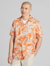 Modern Fit Short Sleeve Floral Camp Shirt