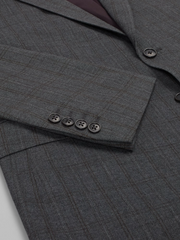 Modern Fit Windowpane Suit
