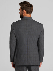 Modern Fit Windowpane Suit