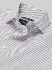 Slim Fit Plaid Dress Shirt
