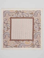 Medallion Paisley Pocket Square