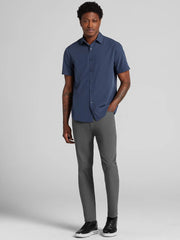 CHILLFLEX Modern Fit 4-Way Stretch Short Sleeve Button-Up Shirt