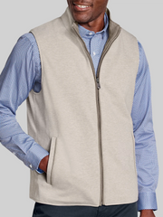 Modern Fit Faux Suede Reversible Vest