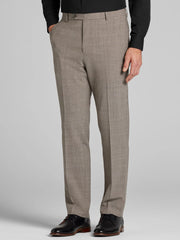 Modern Fit Premium Wool Blend Windowpane Suit Pants