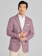 Modern Fit Plaid Sport Coat