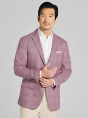 Modern Fit Plaid Sport Coat