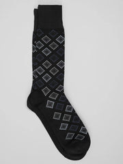 Diamond Geo Dress Socks, 1-Pair