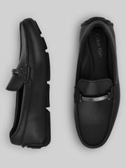 Maslo Casual Slip-On Moc Toe Loafers