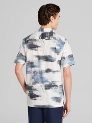 CHILLFLEX Linen Blend Short Sleeve Camp Shirt