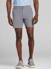 Classic Fit Active Waist Performance Stretch Golf Shorts 7"