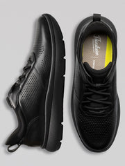 Fleet Perforated Toe Elastic Lace Sneaker