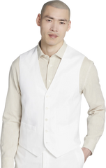 Modern Fit Linen Suit Vest