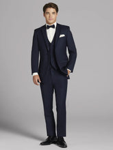 Navy Satin Edged Notch Lapel Tux