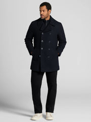 Double-Breasted Signature Peacoat
