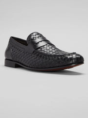 Luce Woven Penny Loafers