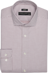 Modern Fit Check Spread Collar Dress Shirt