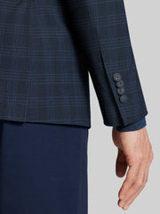 CHILLFLEX Slim Fit Plaid Premium Wool Blend Sport Coat