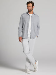 CHILLFLEX Modern Fit 4-Way Stretch Button Up Shirt