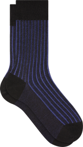 Vertical Stripe Shadow Socks, 1-pair
