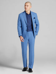 Slim Fit Mini Check Suit