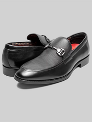 Lawton Moc Toe Metal Bit Loafers