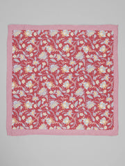 Textural Blooms Silk Pocket Square