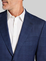 Modern Fit Plaid Suit Jacket