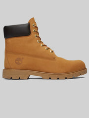 Classic Plain Toe Lace Up Waterproof Boots