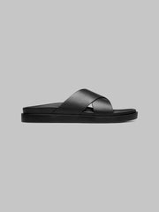 Montel Criss-Cross Strap Slide Sandals