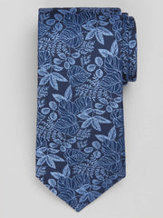 Linear Meandering Floral Tie