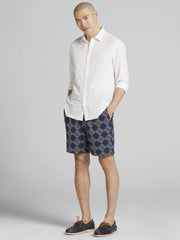 Modern Fit 100% Cotton Button Up Shirt