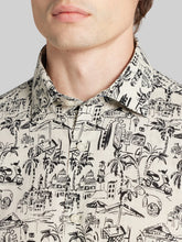 Modern Fit Cotton Blend Short Sleeve Button Up Shirt