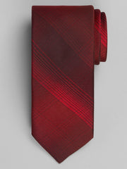 Tonal Degrade Plaid Tie
