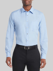Classic Fit Solid Poplin Dress Shirt