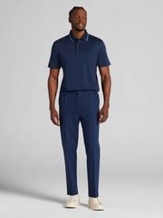 Modern Fit Ultra-Soft Cotton Tipped Collar Polo