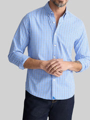 Almeida Performance Slim Fit Check Button Up Shirt