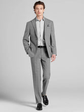 CHILLFLEX Slim Fit Peak Lapel Windowpane Suit