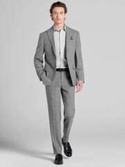 CHILLFLEX Slim Fit Peak Lapel Windowpane Suit
