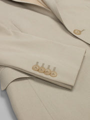 Slim Fit Solid Suit