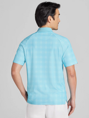 Regular Fit Chevron Plaid Golf Polo