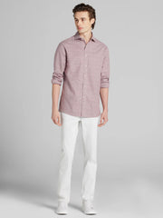 Classic Fit Plaid Button Up Shirt