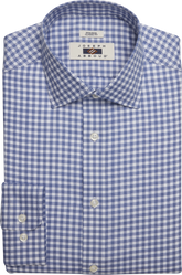 Classic Fit Gingham Spread Collar Dress Shirt