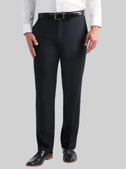 Tailored Fit Windowpane Wool Blend Premium Stretch Suit Pants