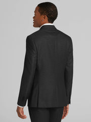 Skinny Fit Polka Dot Suit Jacket