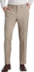Premium Comfort Slim Fit Flat Front Dress Pant