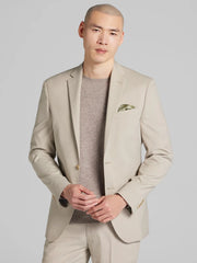 Slim Fit Solid Suit