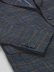 Modern Fit Windowpane Plaid Sport Coat